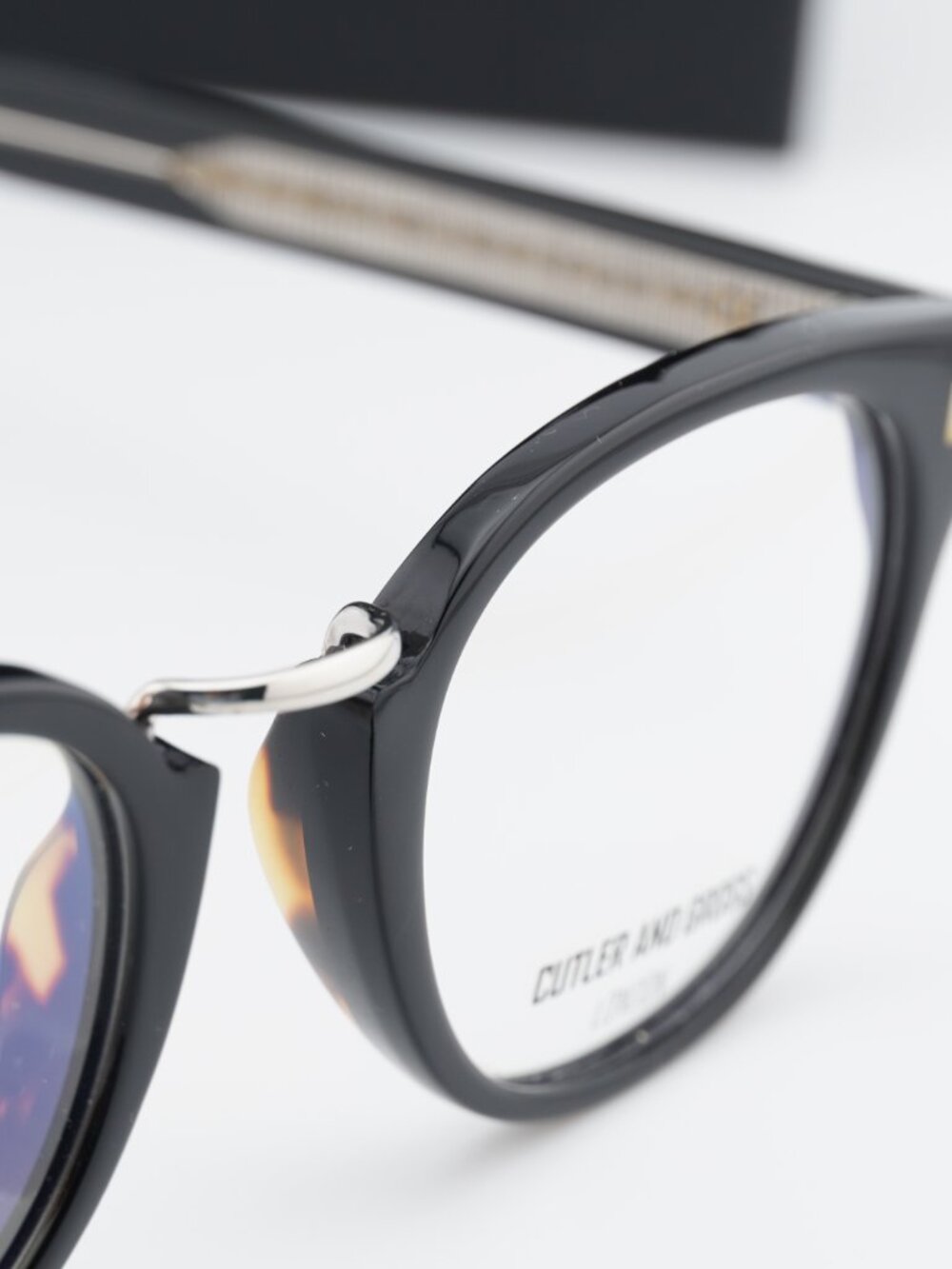 Cutler and Gross CG1336 004 Round Eyeglasses - Black 50mm - Picture 8 of 9